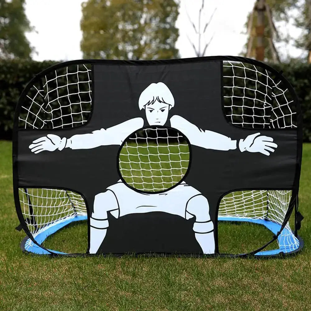 Foldable Nylon Soccer Goal For Kids And Adults Portable Pop Up Net For Backyard Playground Indoor Outdoor Training