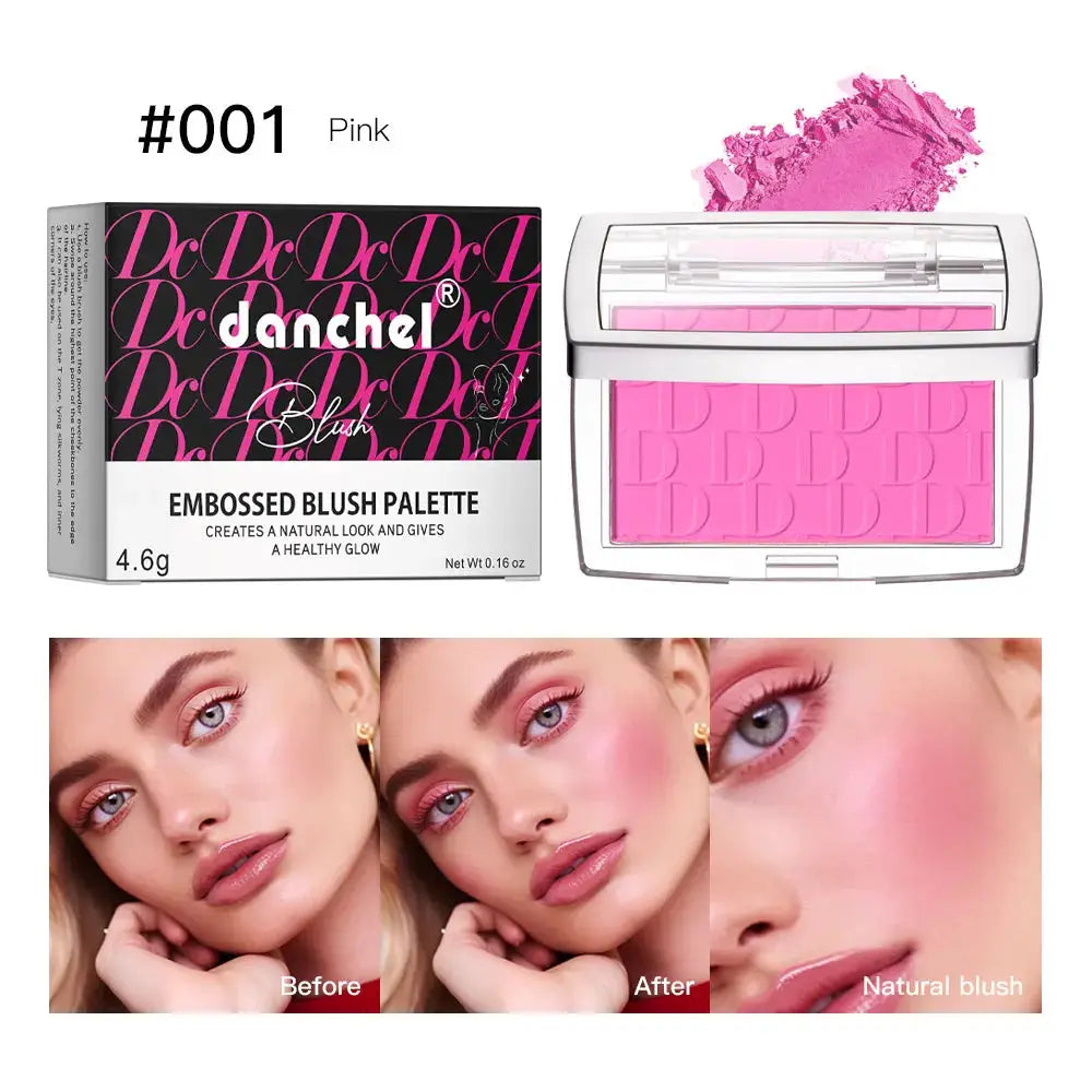 Brand Face Matte Blush Palette Natural Rosy Tint For Brightening And Contouring Finish