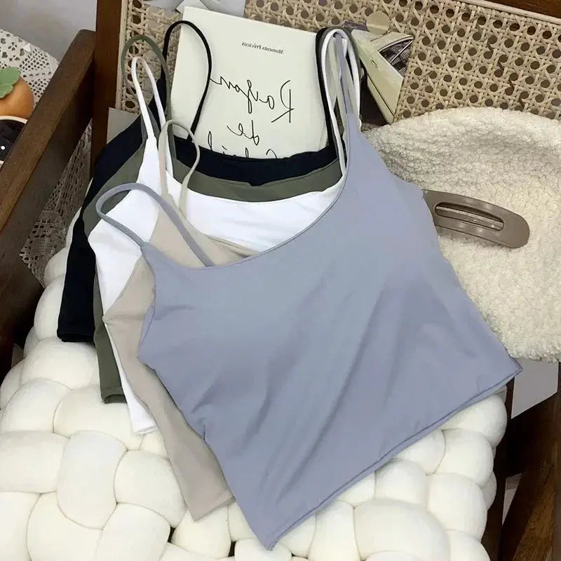 SilkNova Ice Silk Crop Top Bralette Seamless Padded Tube Top For Women Breathable All Day Comfort