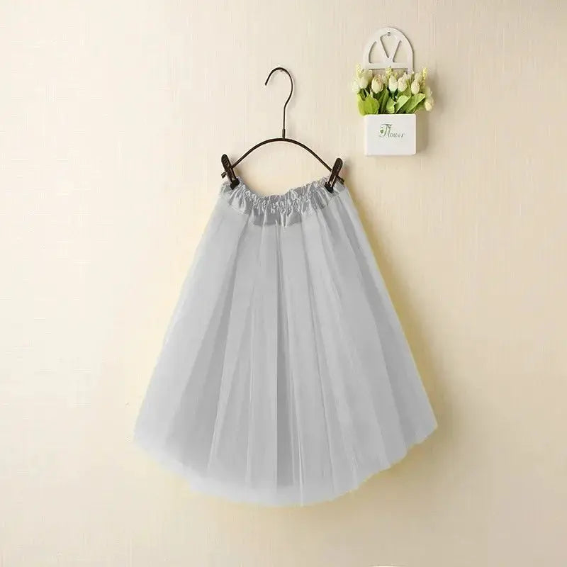 Elegance Atelier Vintage Tulle Mini Skirt For Women Summer Soft Mesh Empire Waist Loose Fit Ballet Dancewear Parties