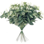 5 10 20 Pcs Eucalyptus Leaf Stems Artificial Green Plants For Living Room Decor Wedding Bouquets Vases Centerpieces
