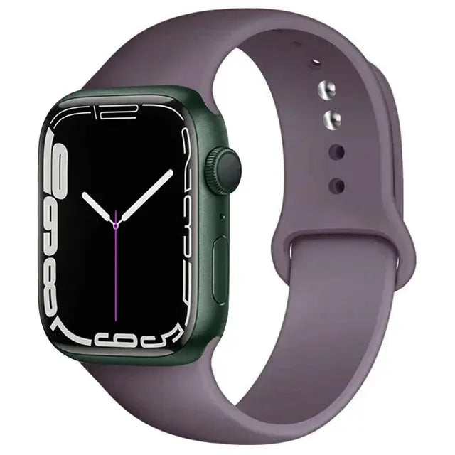 Silicone Band For Apple Watch strap 46mm 44mm 45mm 40mm 41mm 42-38mm 49mm sport bracelet iwatch series 11 10 9 8 7 6 5 SE Ultra3