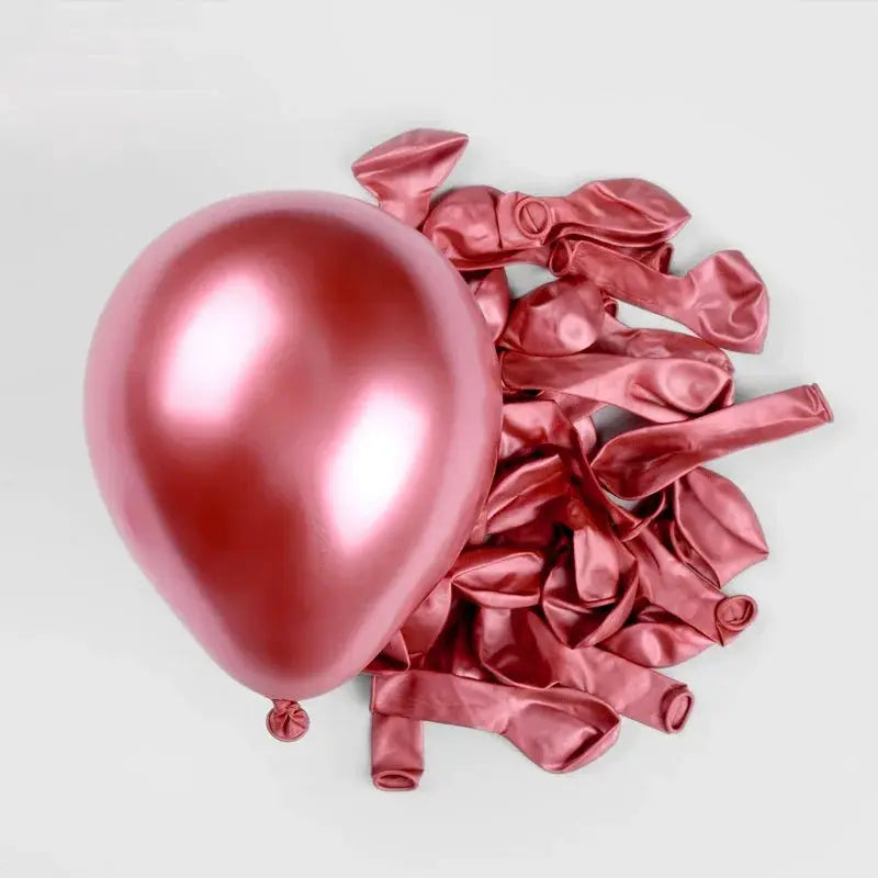 Metallic Balloons Set Gold Pink Blue Helium Latex For Wedding Birthday Party Baby Shower Decoration 20 Or 40 Pcs