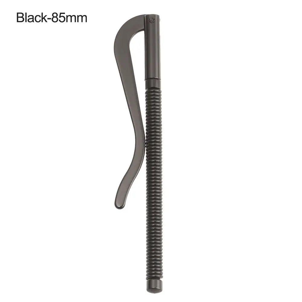 Money clip in black metal with spring clamp, 85mm, Simples Market