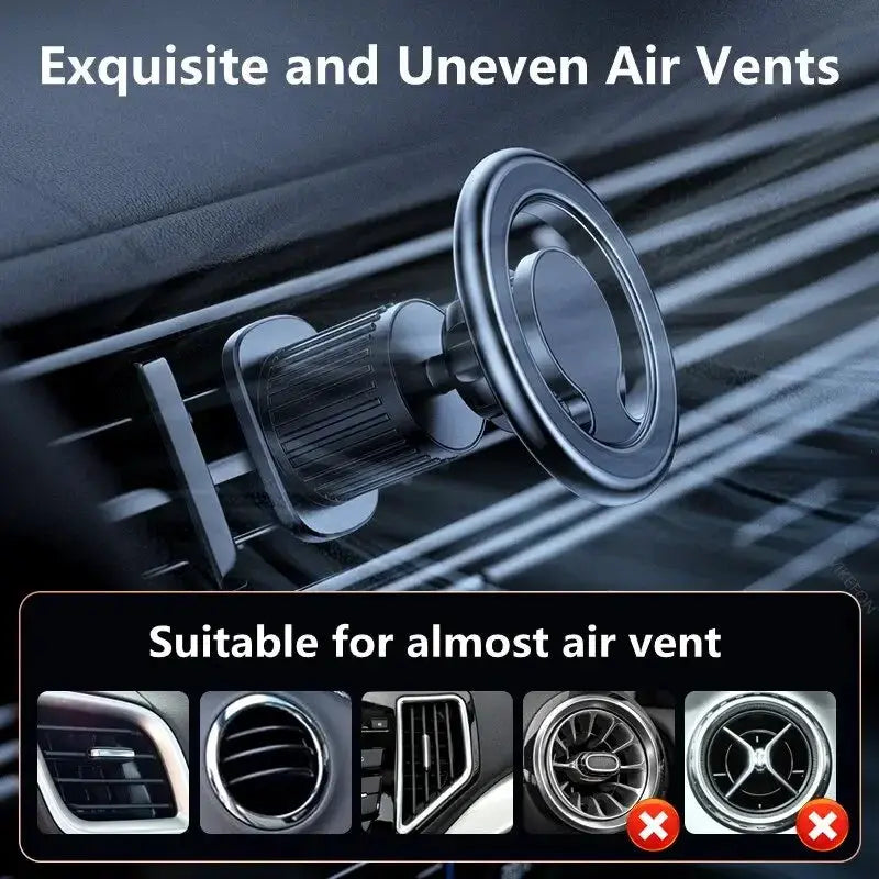 Magnetic Car Phone Holder Mount For iPhone 15 14 13 12 Samsung Xiaomi