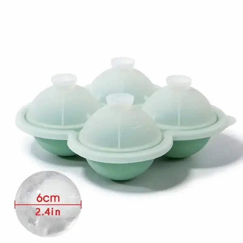 Large Silicone Ice Cube Tray 1pc Easy Release No Leakage for Whiskey Cocktails Juice and Parties