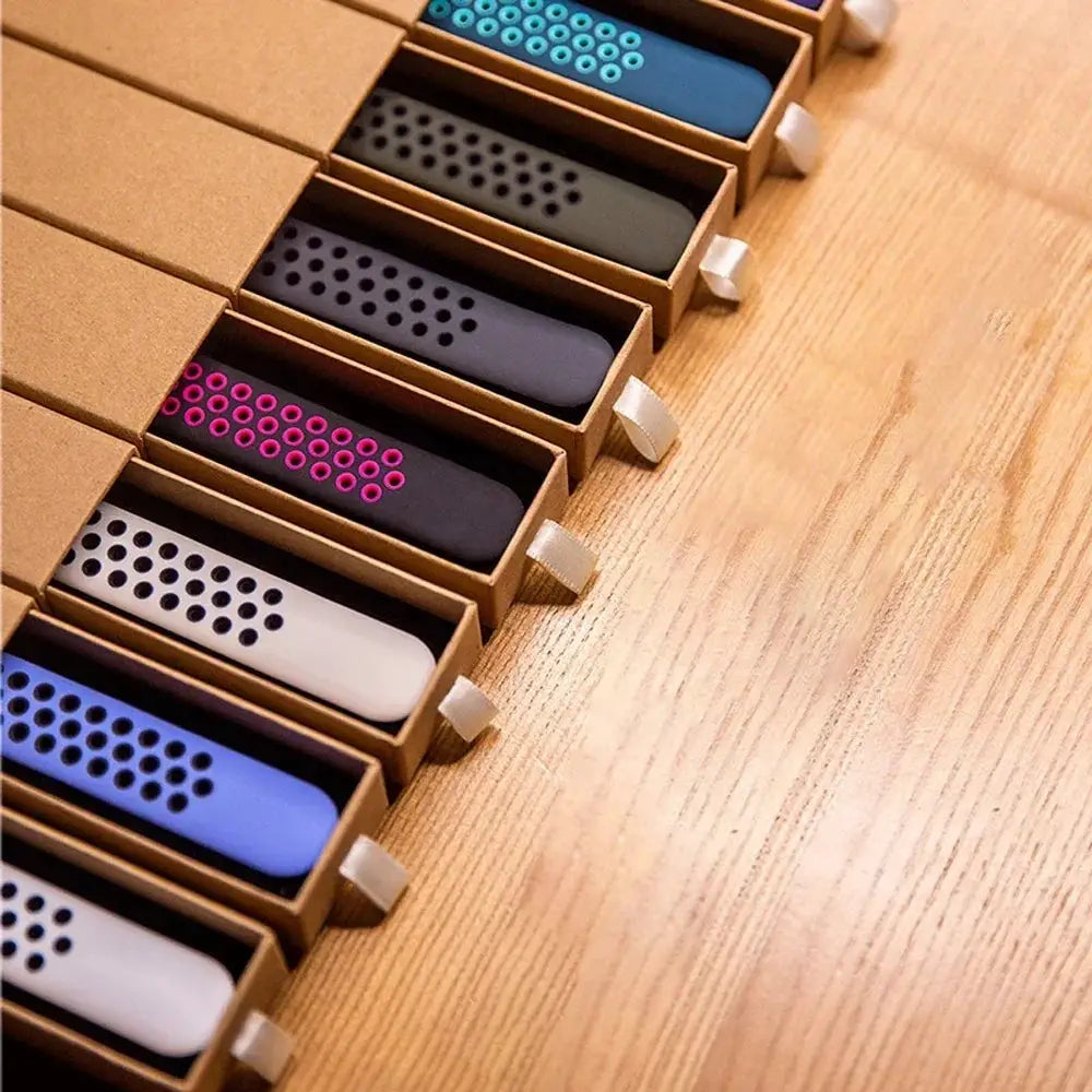 Simples Market silicone sport straps for Apple Watch, assorted colors, fits multiple sizes