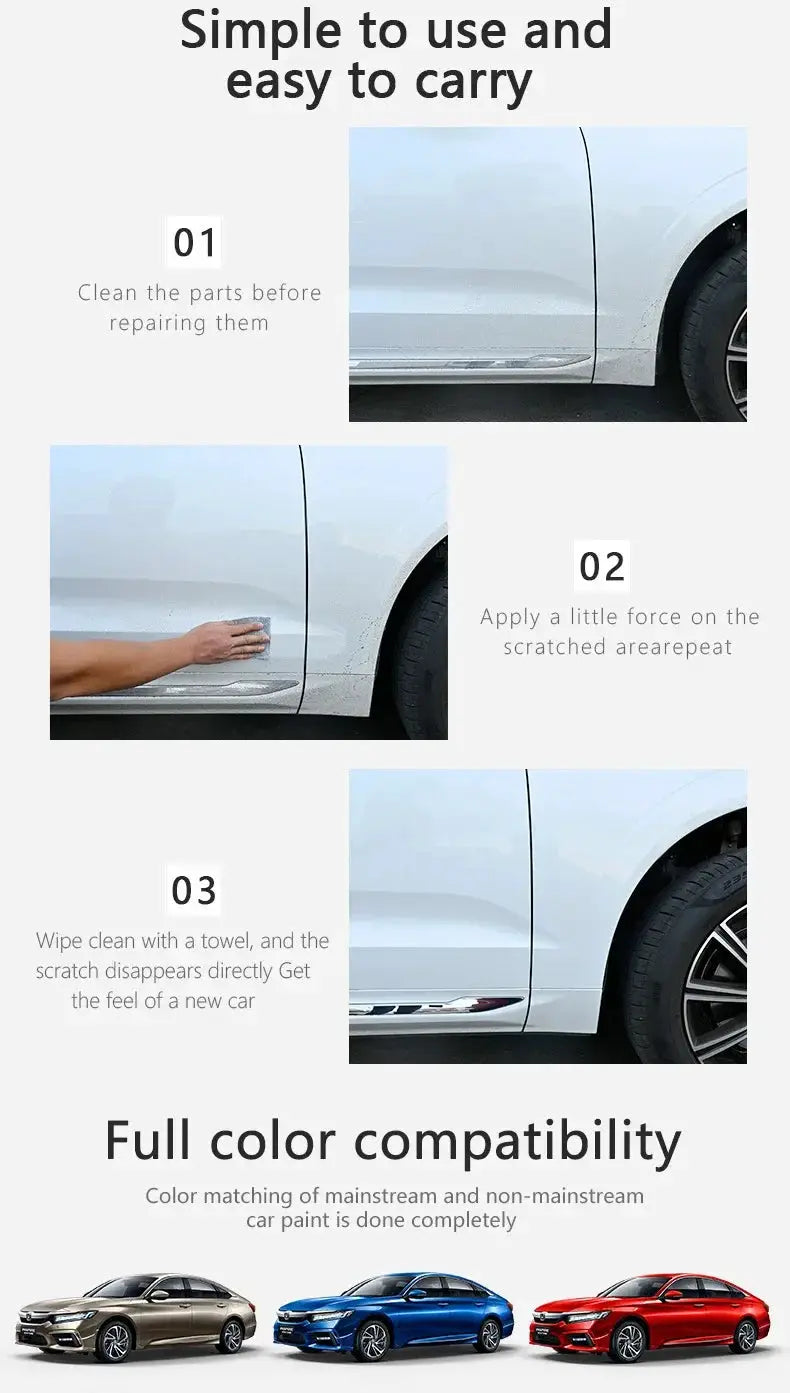 Upgraded Nano Magic Car Scratch Remover Cloth by Simples Market for multipurpose car paint scratch repair