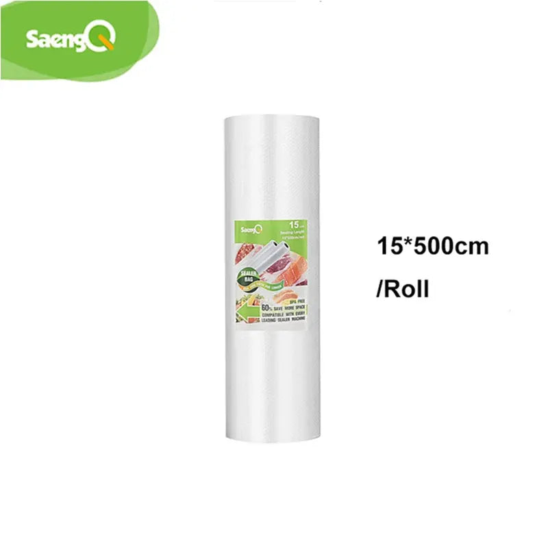 SaengQ Vacuum Sealer Bags Rolls 12 15 20 25 30 CM BPA Free Multi Layer