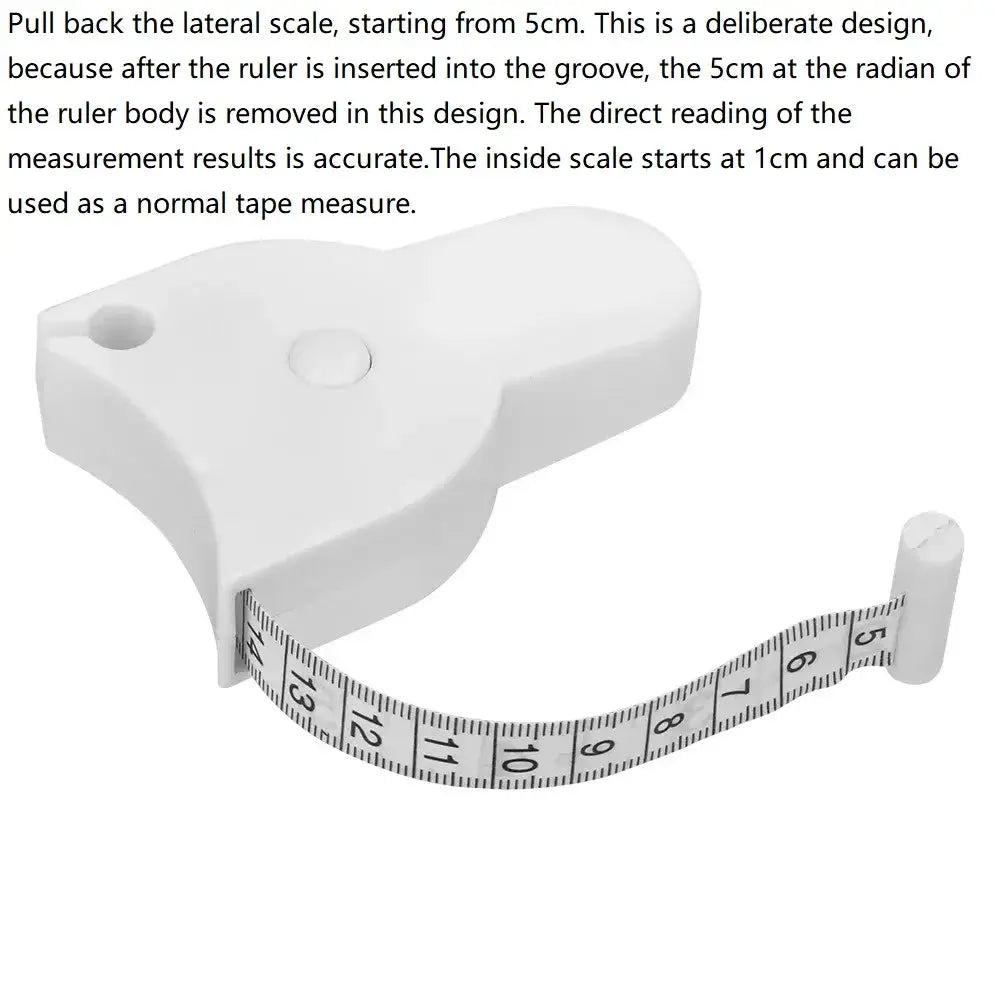 Automatic Telescopic Body Measuring Tape With Centimeter Scale For Sewing Tailoring And Fitness