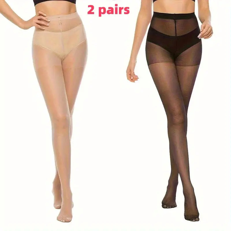 SilkWeave Womens Slim Fit Silk Pantyhose Ultra Thin Breathable High Elasticity Anti Hook