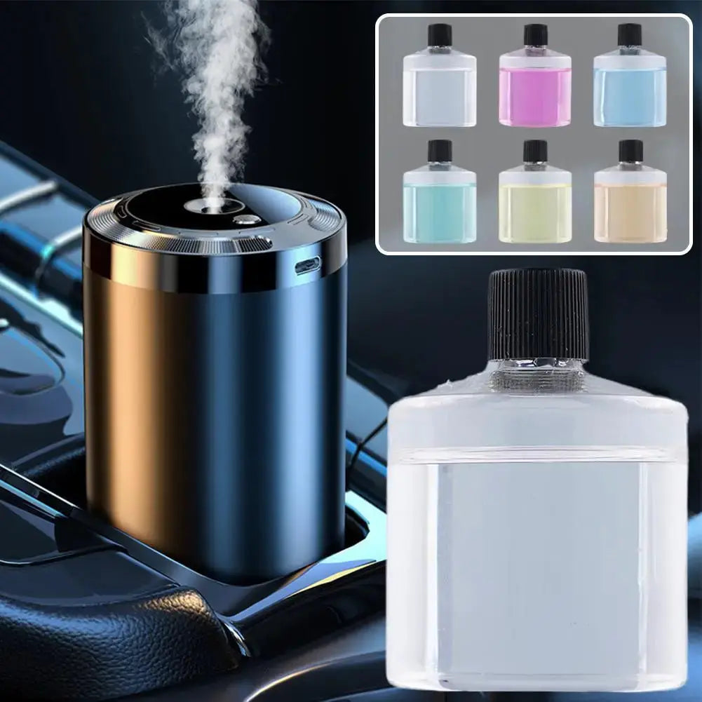 Smart Car Air Freshener With Adjustable Scent Auto Operation And Ambient Starry Light 30-50ml