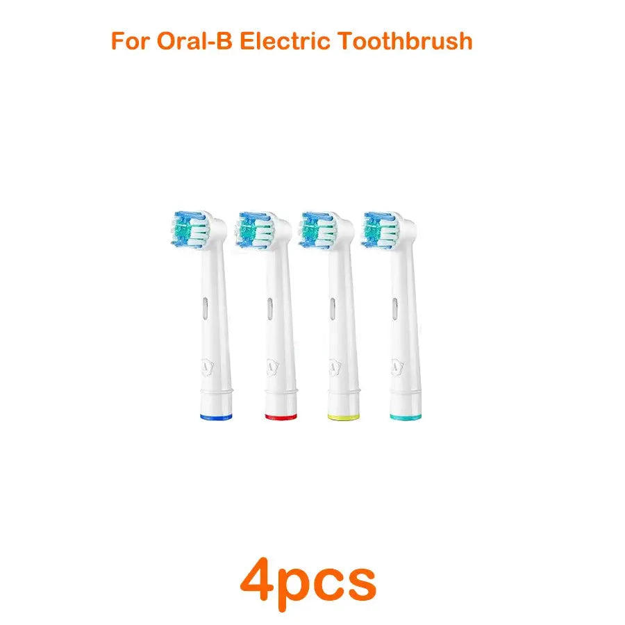 Oral B Braun Replacement Toothbrush Heads Extra Soft Dupont Bristles Rounded End For Gentle Cleaning Whitening