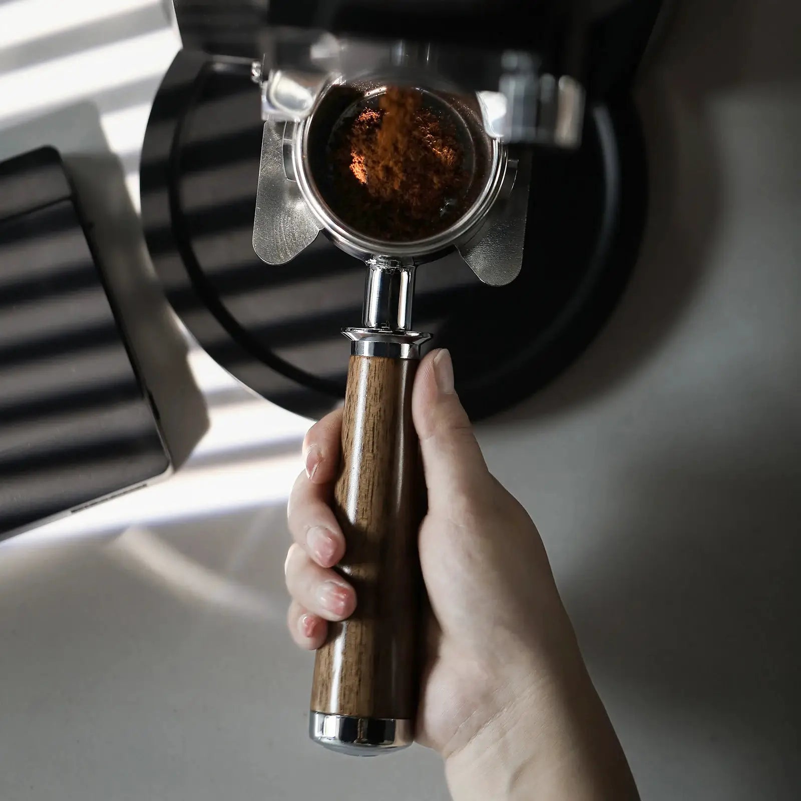 MHW 3BOMBER Bottomless Stainless Steel Coffee Portafilter 51 54 58 mm for Delonghi Barsetto Berivlle Lamarzocco Welho