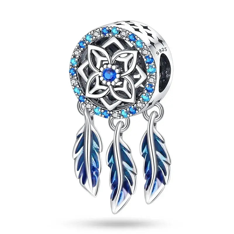925 Sterling Silver Pendant Beads Carnivorous Plant Monster Charm Trendy Collection For Bracelet And Necklace Jewelry