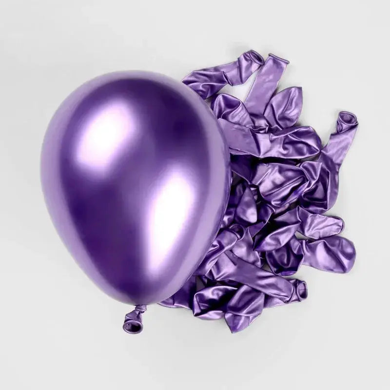 Metallic Balloons Set Gold Pink Blue Helium Latex For Wedding Birthday Party Baby Shower Decoration 20 Or 40 Pcs