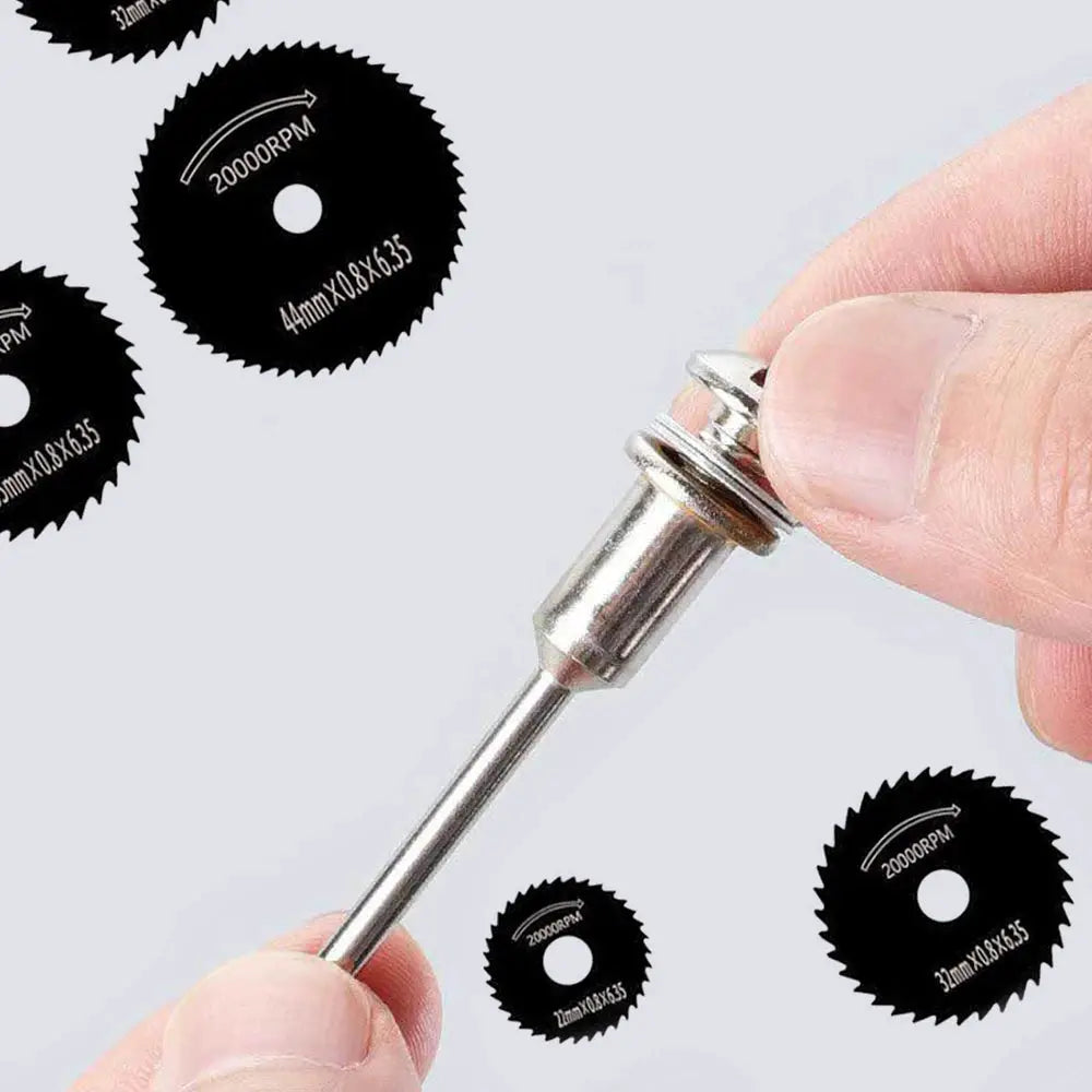 6 Piece Woodworking And Metal Cutting Blade Set For Drill Circular Saw And Grinder High Speed Steel