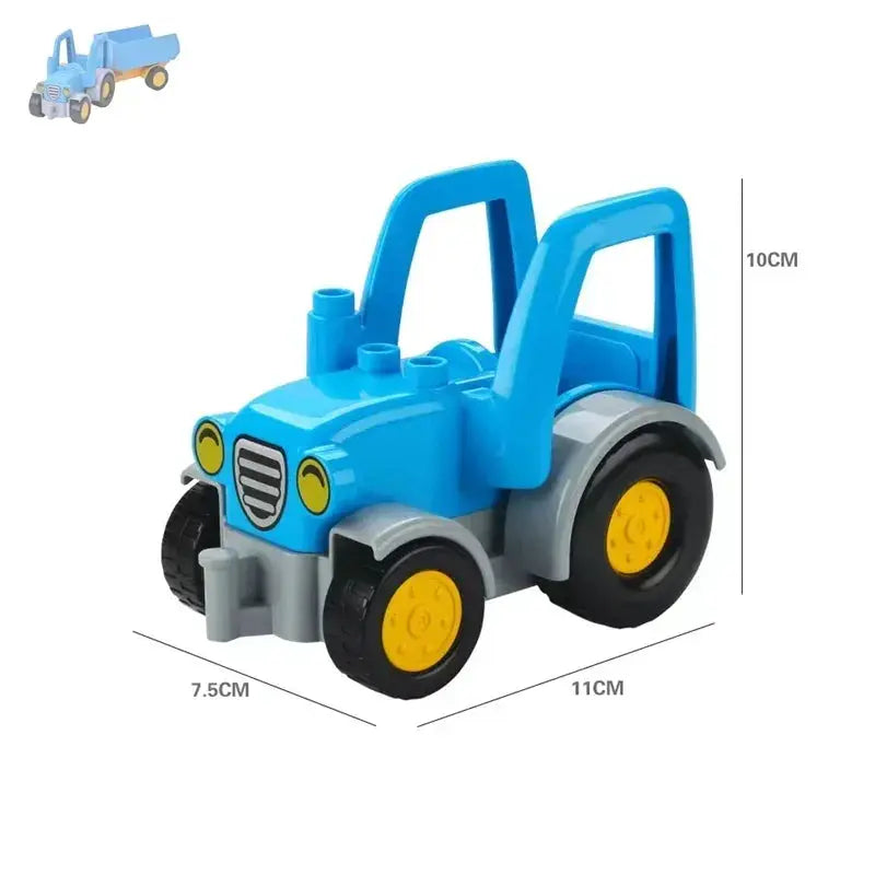 Big Building Blocks Accessories Compatible With Large Bricks Educational Toy Set For Kids Trucks Cars City Traffic
