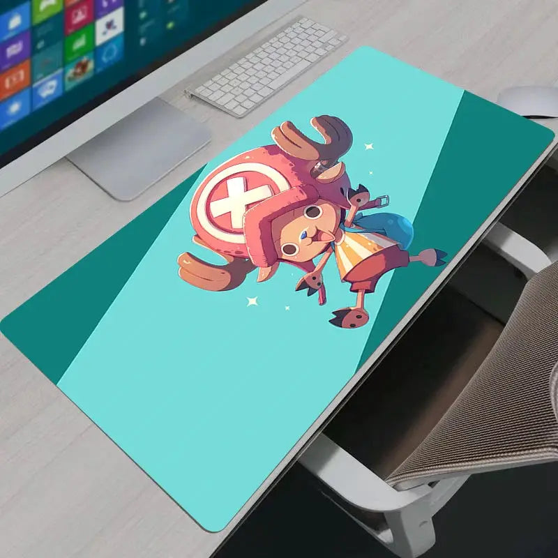 Large One Piece Tony Tony Chopper Desk Mat For Gaming And Office Computer Setup Protective Desk Pad