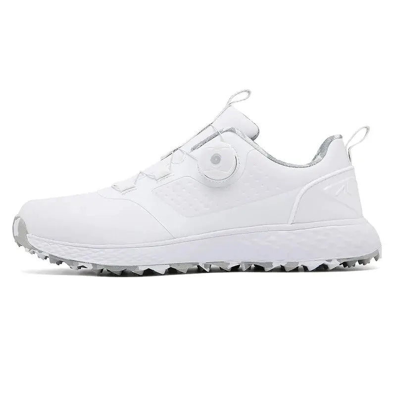 ApexGolf Waterproof Golf Sneakers With Quick Lacing For Men And Women Casual Outdoor Footwear