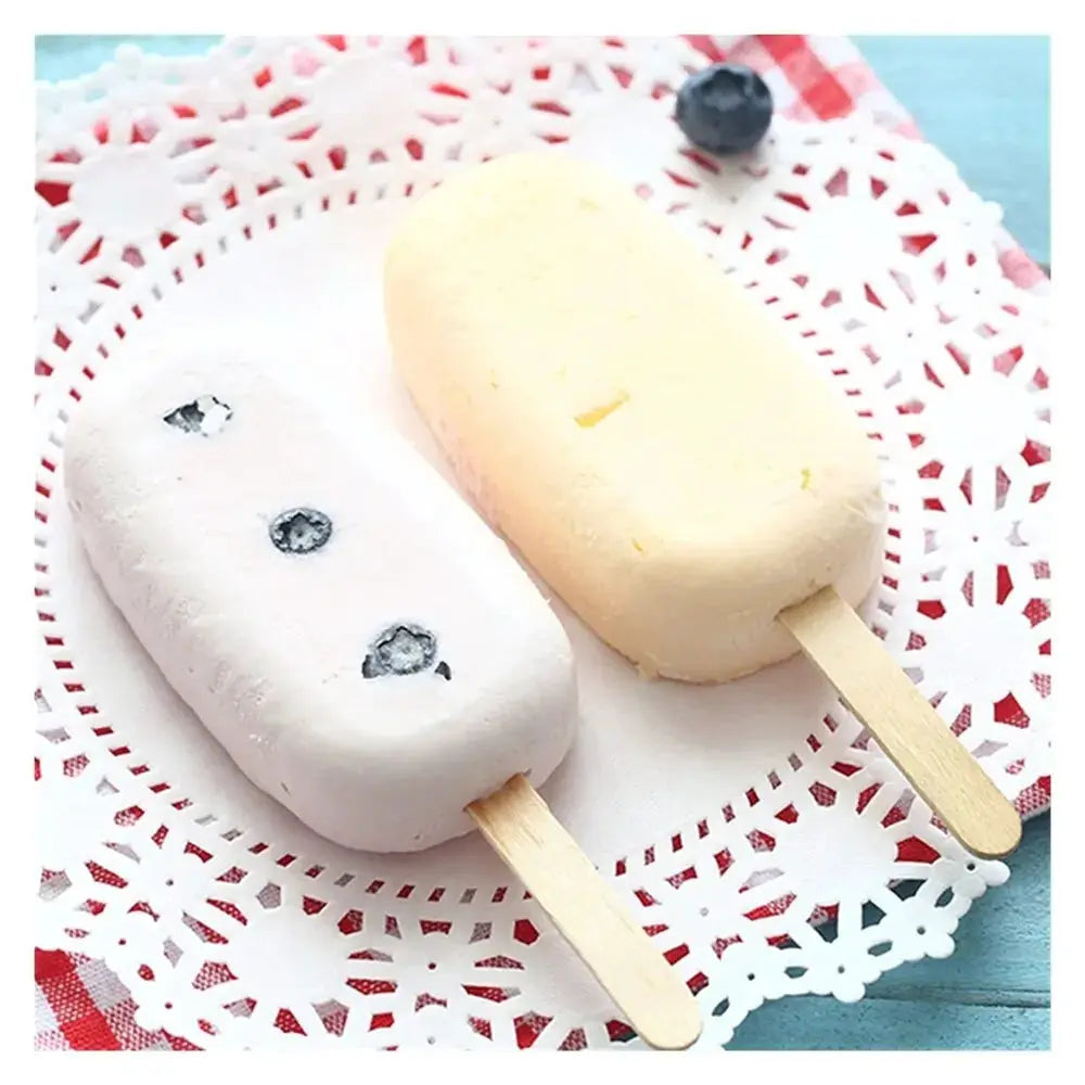 Silicone Ice Cream Mold Set For DIY Popsicles And Frozen Treats Cube Maker Tray For Fruit Juice And Yogurt