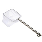 Aquarium Square Fishing Net With Suction Cup And Extendable Long Handle For Safe Catching Fish And Shrimp
