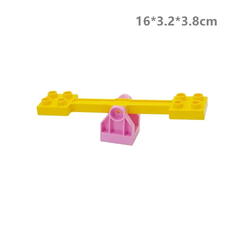 Big Building Blocks Compatible With Slide Swing Seesaw Playground Educational Creative Toy for Kids Gift