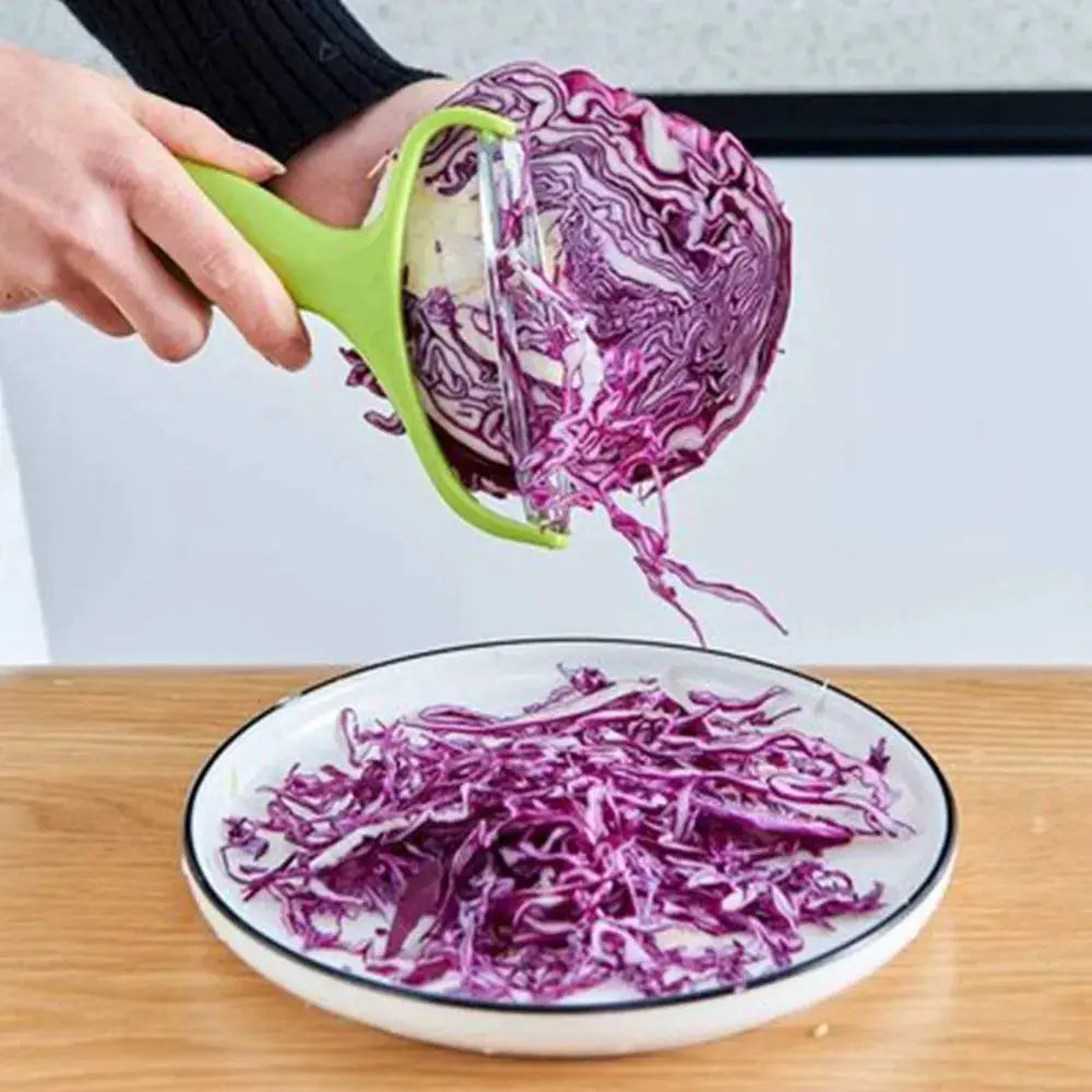 ChefPro Cabbage Slicer And Grater Multiuse Kitchen Tool With Sharp Stainless Steel Blade For Fast Prep