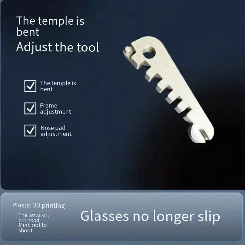 OptiCraft Glasses Leg Bending Adjustment Tool For Precise Temple Alignment Nose Support And Frame Fit