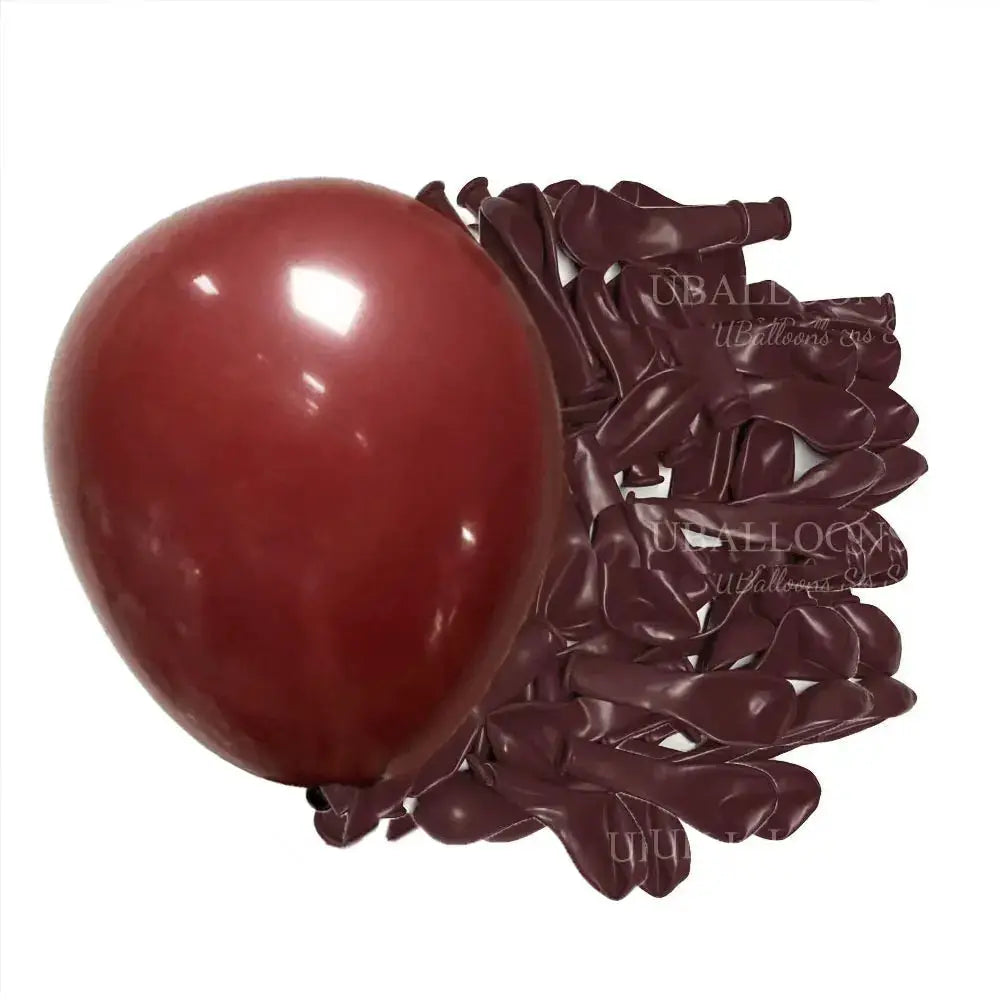Dark Wine Red Garnet Burgundy Latex Balloons 10 30 50 Pcs for Birthday Wedding Christmas Party Decor