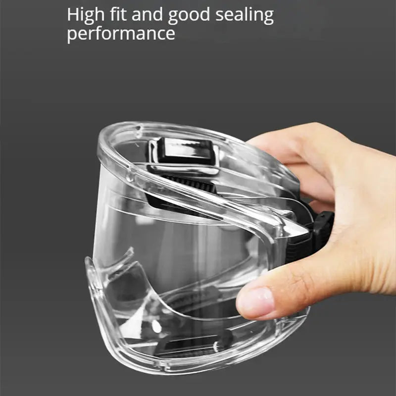 Anti Fog Splashproof Dustproof Windproof Sandproof Sports Goggles For Riding And Skiing Transparent Glasses