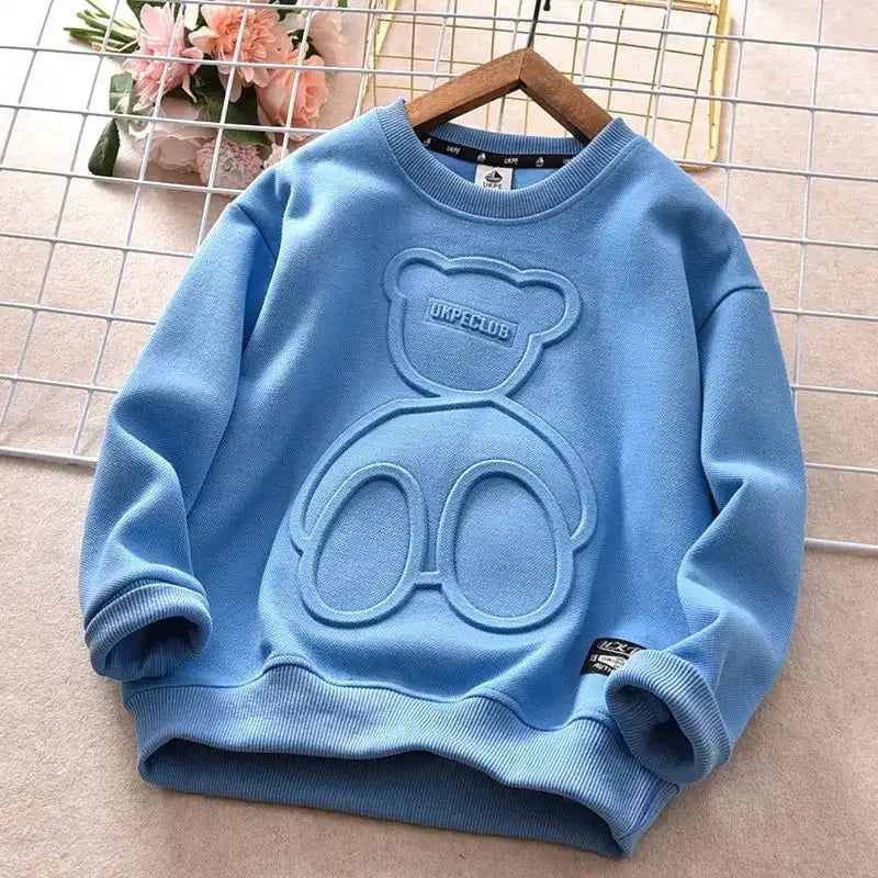 Kids Autumn Cotton Bear Hoodie - Simples Market