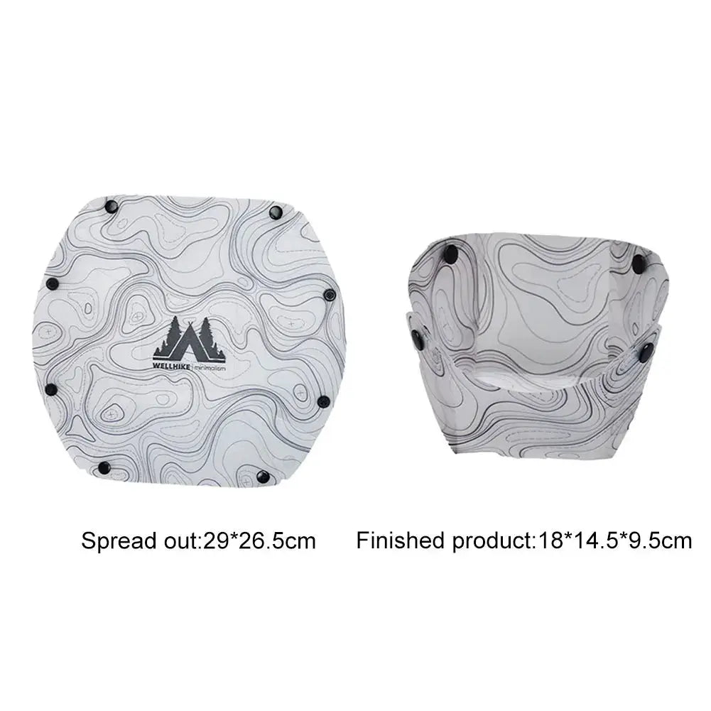 Outdoor Lightweight Folding Tableware Set Bowls Plates Cups Coffee Filter Funnel Heatproof Food Grade Easy To Clean