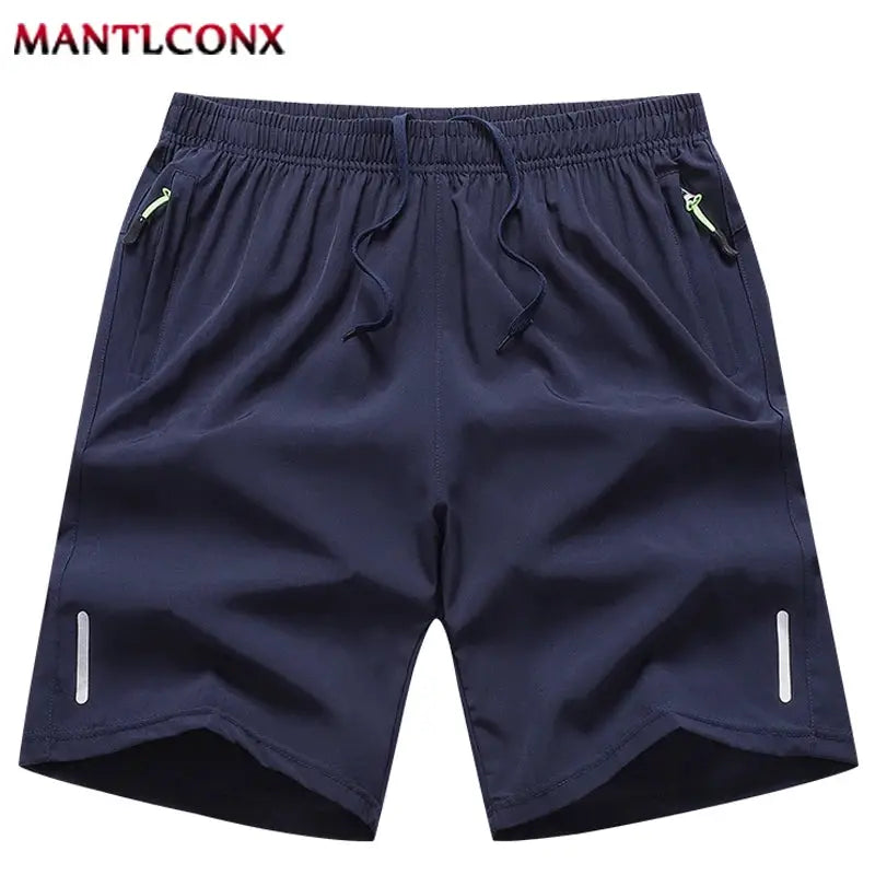 Summer Mens Sports Shorts For Running And Gym Breathable Quick Drying Casual Bottoms Black Gray