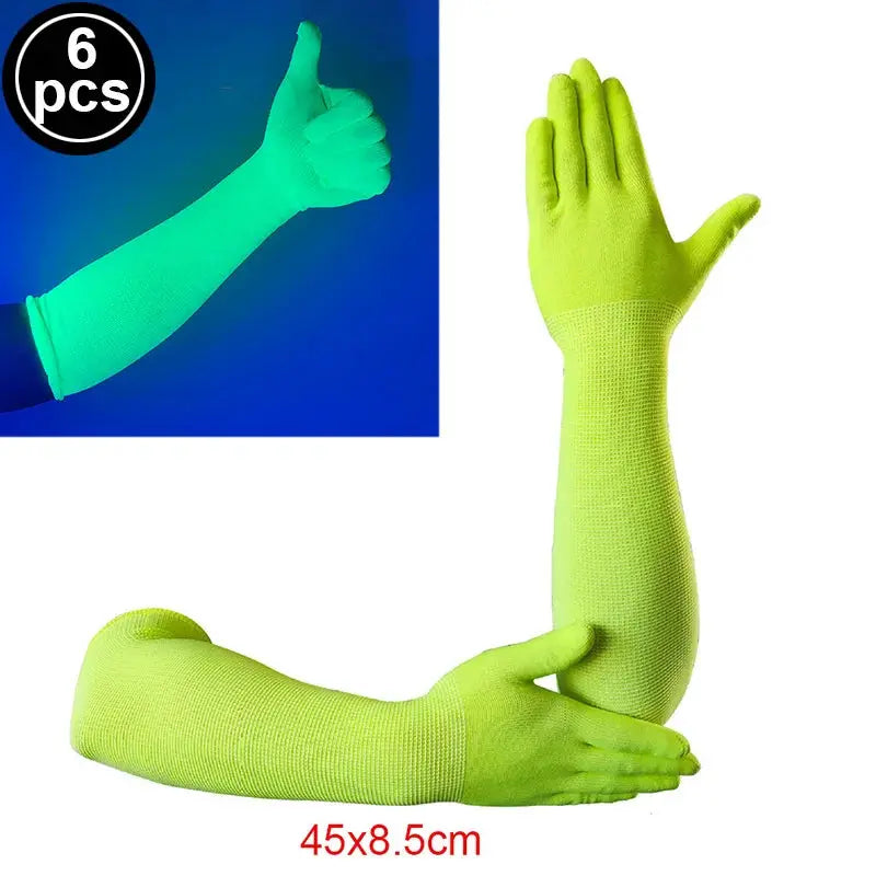 Neon UV Glow Party Hats Blacklight Fluorescent Hats For Adults And Kids Multi Pack 6 12 24 30 Pieces