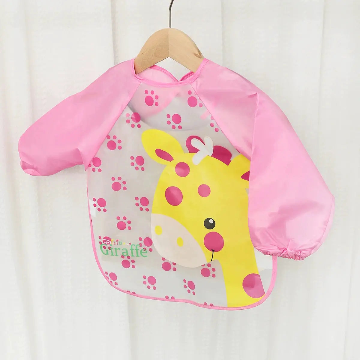 Waterproof EVA Full Sleeve Baby Bibs For Kids Long Sleeve Feeding Smock Apron Eating Breastplate Infant Clothing