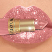 Pearlescent Pink Glitter Velvet Lipstick Waterproof Long Lasting Matte Shimmer Diamond Lipstick For Women Makeup Cosmetic