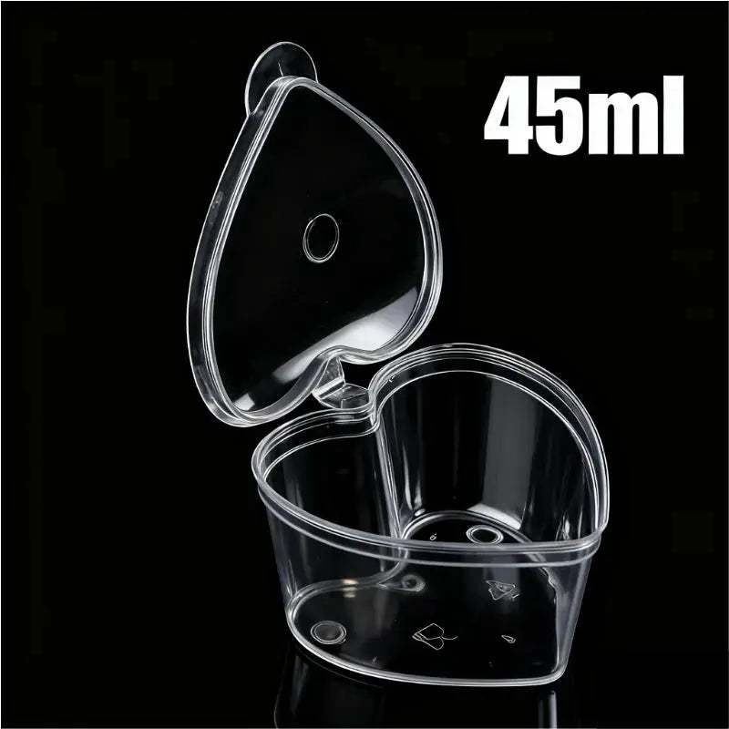 Clear Plastic Sauce Jars With Lids Set 50 To 200 Pcs Small Sauce Cups Disposable Food Containers For Kitchen Storage