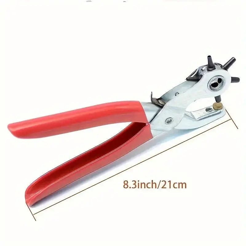 Leather Hole Punch Tool Belt Puncher Multifunctional Carbon Steel For Leather Crafting And DIY