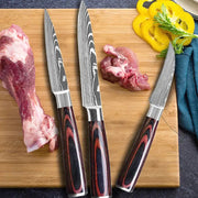 Professional Kitchen Knife Set 5Cr15Mov Stainless Steel Knives For Fruit Peeling Boning Paring Meat Cleaver