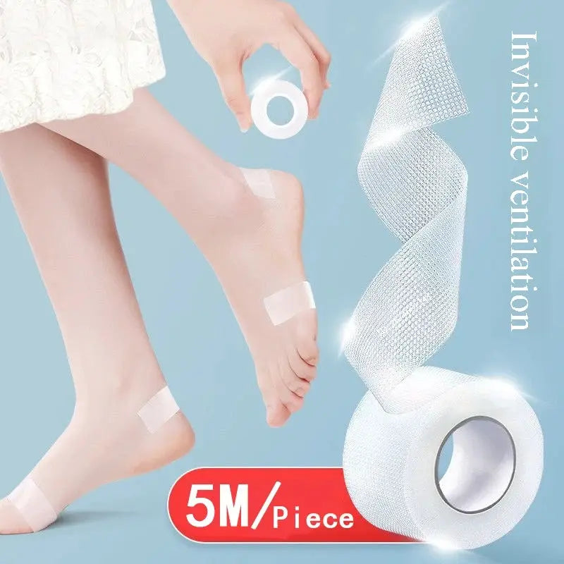 Self Adhesive Waterproof Medical Tape For Foot Heel Blister Prevention Invisible Anti Friction Bandage Patch