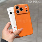 LuxCase Leather Texture Luxury Case for iPhone 17 Series Air Pro Max Ultra Thin Matte Soft Shell