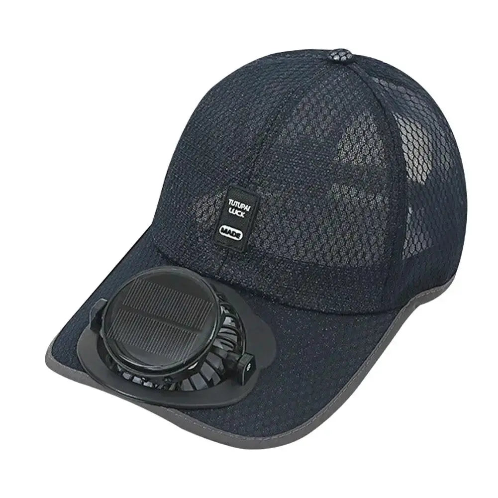Breathable Sun Hat With Solar Powered Fan Usb Charging Outdoor Sun Protection Sunshade Baseball Cap