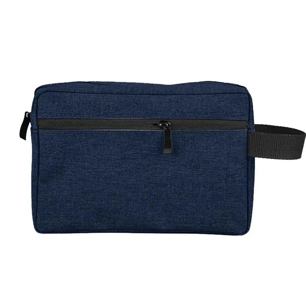 VoyageLux Unisex Travel Toiletry Bag Waterproof Cosmetic Case Durable Canvas For Men And Women