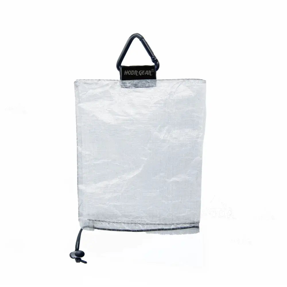 HODR Gear STASHLITE Dyneema DCF stuff sack with carabiner top, ultralight lantern diffuser bag