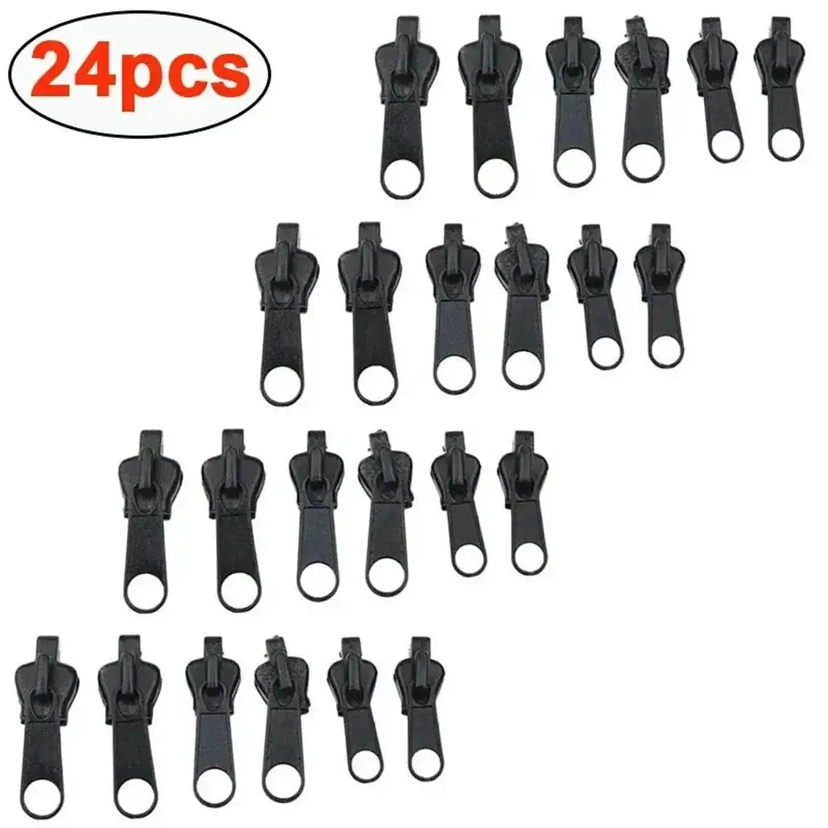 3 Sizes Universal Zipper Repair Kit Instant Fix Replacement Zip Slider Teeth Rescue For Clothing Bags And Accessories