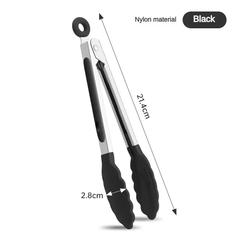 High Temperature Resistant Nylon And Stainless Steel Bread Clip For Outdoor BBQ And Kitchen Use