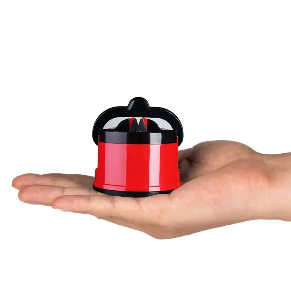Knife Sharpener With Suction Base For Kitchen And Chef Damascus Knives Manual Pull Through Sharpening Tool