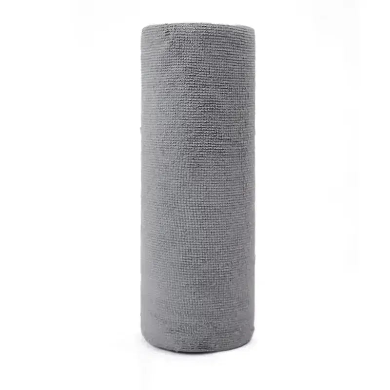 Simples Market gray microfiber cleaning wipe roll, reusable kitchen towel, 1 roll of 20 sheets.
