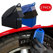 2-pack car tire wheel cleaning and polishing sponge set with blue and black foam pads by Simples Market